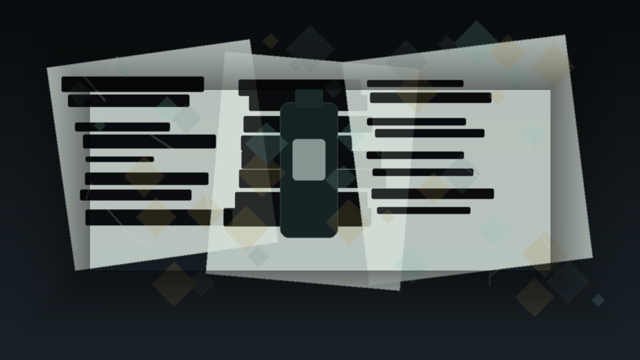 The Redacted Dossier (Grid Collage) illustration showing Lab and numbers and accountability for report The SPF Number