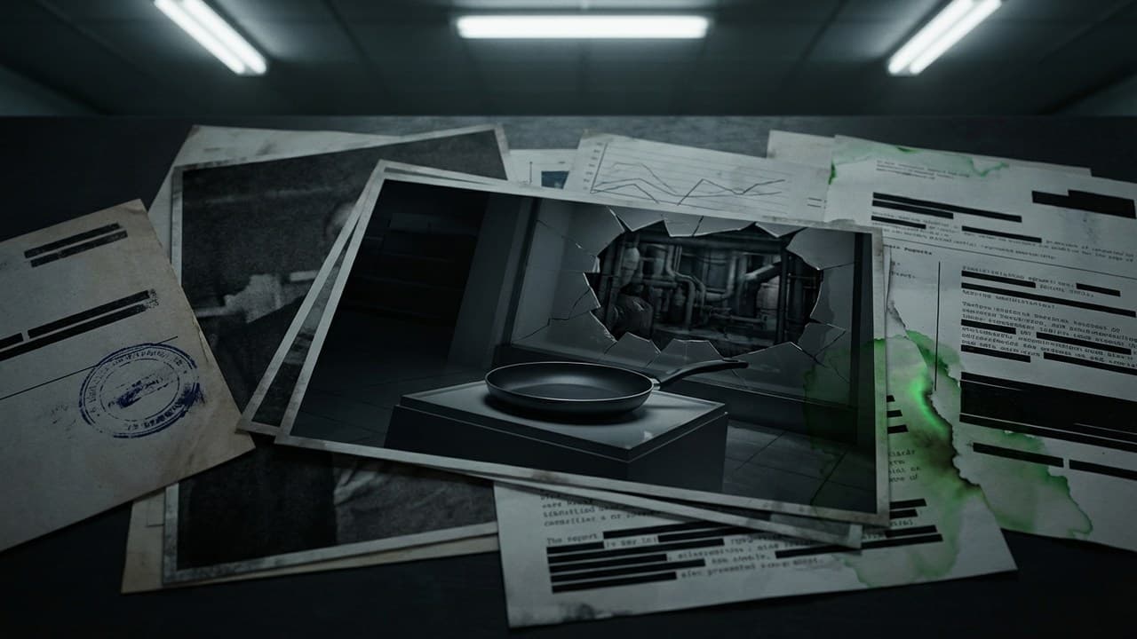 The Redacted Dossier (Grid Collage) illustration showing Pans and Architecture and Documents and Deception for report The ...
