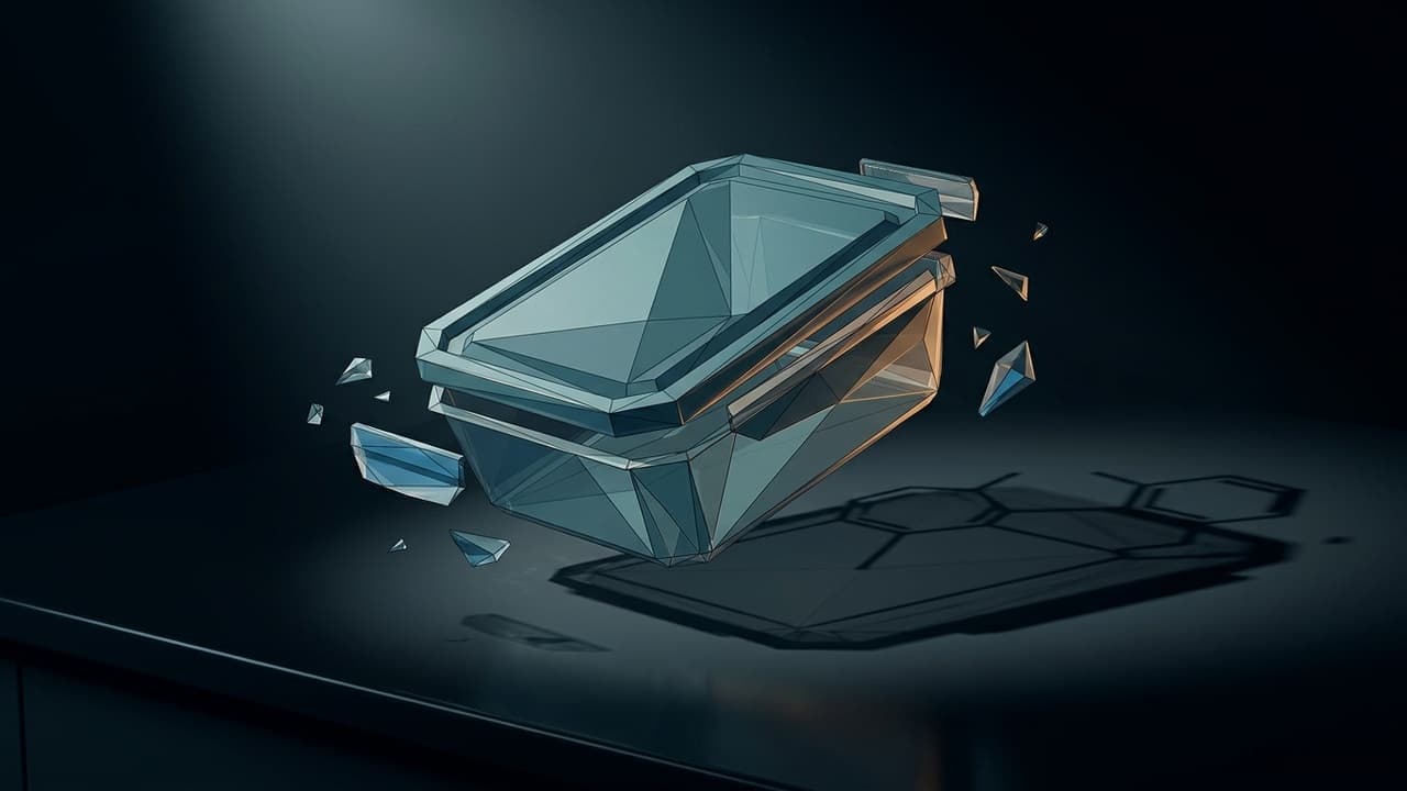 The Forensic Specimen (Low Poly) illustration showing Deceptive Packaging and Chemical Substitutions and Consumer Trap for...