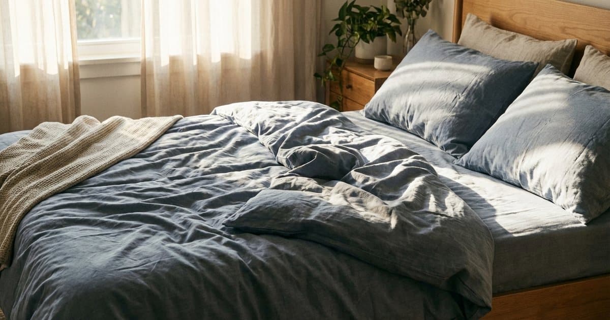 Bedding that won't irritate your skin.