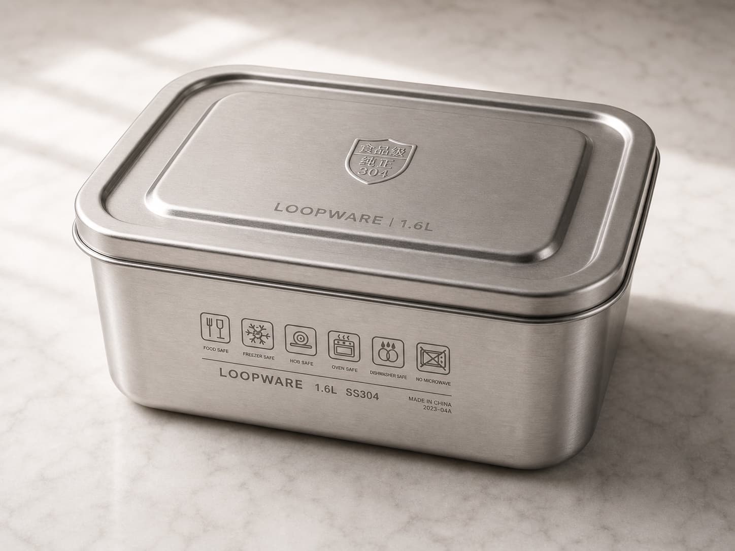 Loopware 1.6L single container tier