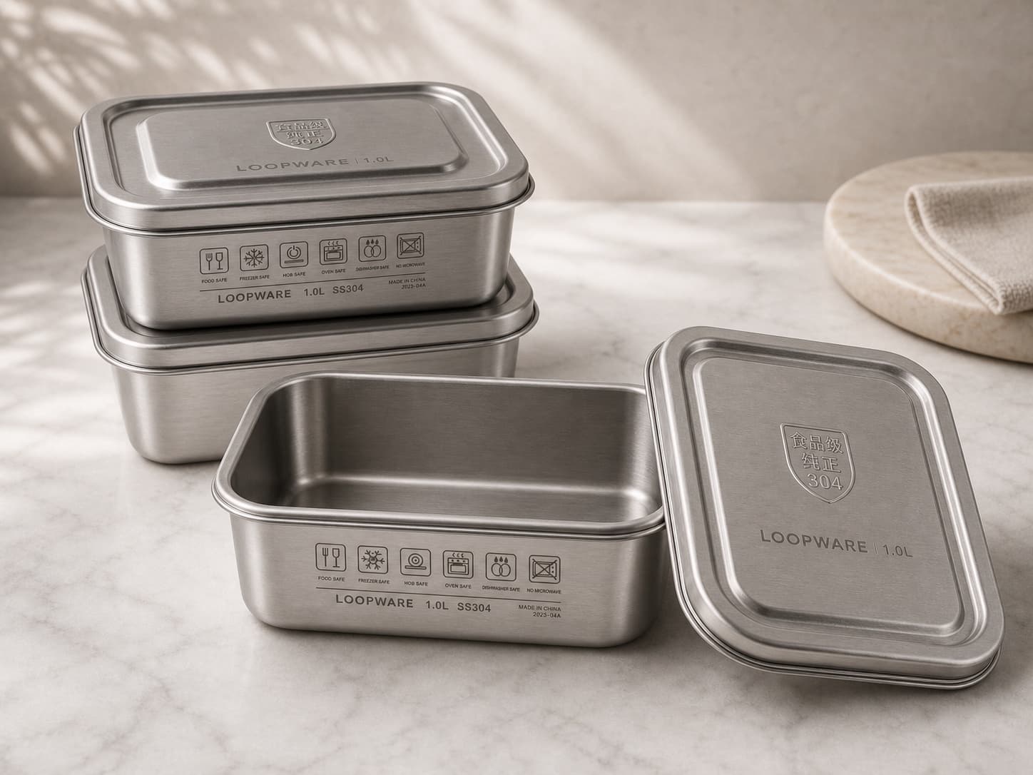 Loopware 1.0L three-pack tier